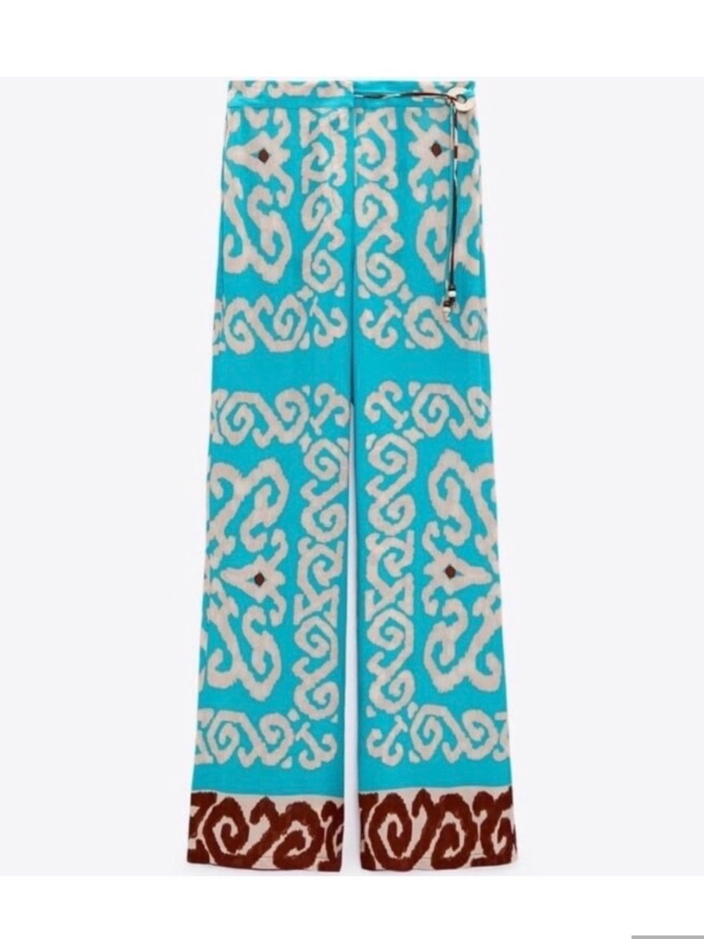 Zara  Flowing Printed Pants NWT